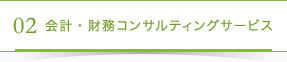 02会計・財務コンサルティングサービス